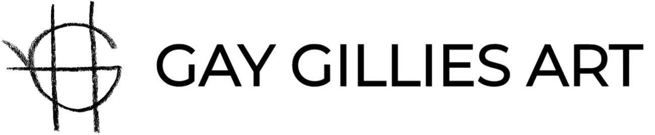 Gay Gillies Art logo with symbol.